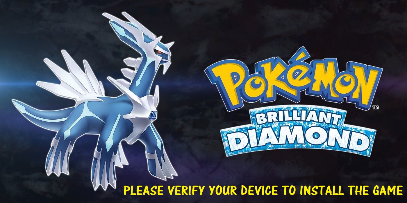 Pokemon Brilliant Diamond Mobile Logo